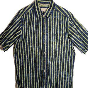 Mens Territory Ahead Batik Short Sleeve Shirt